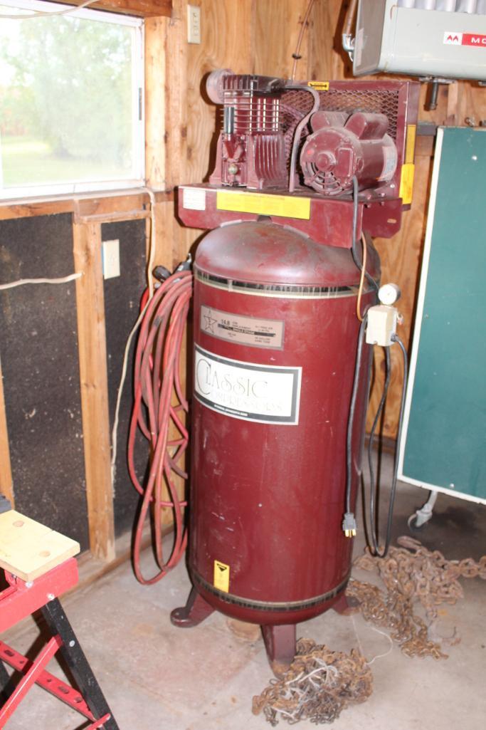 CLASSIC MODEL CS51012V 60 GAL. UPRIGHT AIR COMPRESSOR, 5 HP, 230 VOLTS