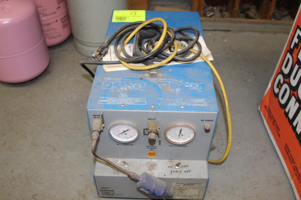 NRP REFRIGERANT RECOVERY UNIT WITH TANKS