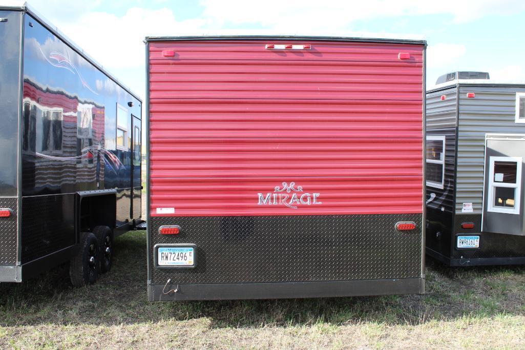 *** 2021 8'X21'V AMERICAN SURPLUS MIRAGE ICE CASTLE FISH HOUSE ON VALLEY TANDEM AXLE HYD FRAME,