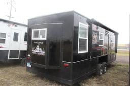 *** 2019 8'X24'V AMERICAN SURPLUS 20TH ANNIVERSARY ICE CASTLE FISH HOUSE ON VALLEY TANDEM AXLE