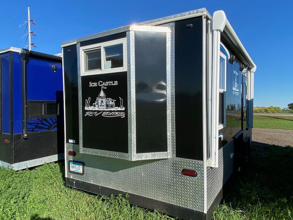 *** 2021 8' x 17' VHD, AMERICAN SURPLUS RV EDITION ICE CASTLE FISH HOUSE