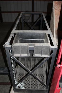 Manlift Basket for Forklift, Does not include contents as pictured