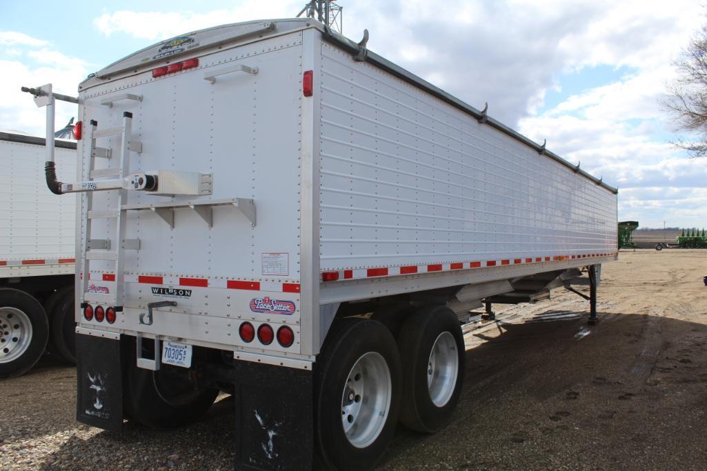 *** 2003 Wilson 40' DWH Model 501 Pacesetter Ag Hopper Btm Grain Trailer, Purchased New,