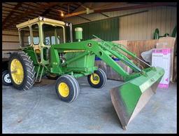 1964 John Deere 4020 Dsl Powershift, Turbo, Wide Front, 14.9-38 Rears, Year-A-Round Cab