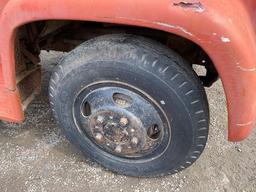 ***1962 Chevrolet C60 Single Axle Grain Truck, 12' Swift Wood Box, Hoist, In-line 6 Cyl, not running