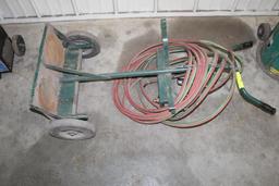 TORCH CART WITH SMITH HEAD, HOSES, REGULATORS