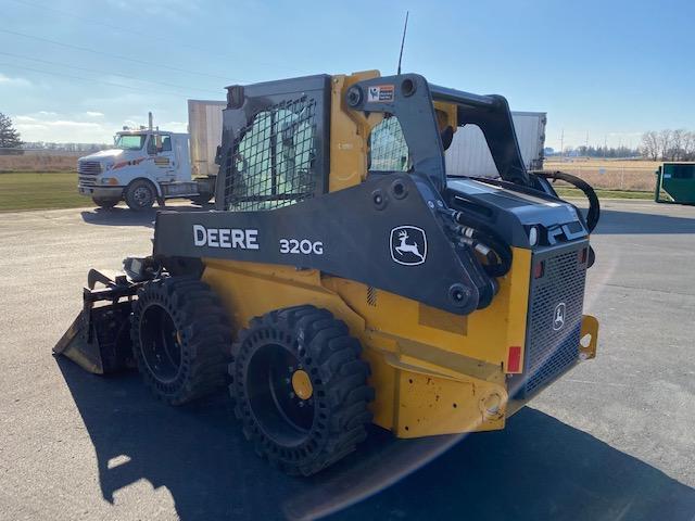 2019 John Deere 320G SkidLoader, 881 Hrs,