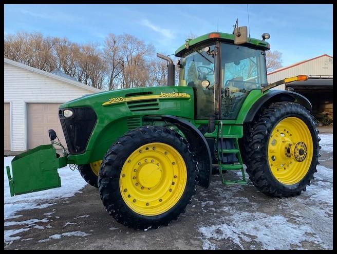 2005 JD 7920 MFWD Tractor, IVT, AutoTrac, CommandArm, 118" Rear Axle