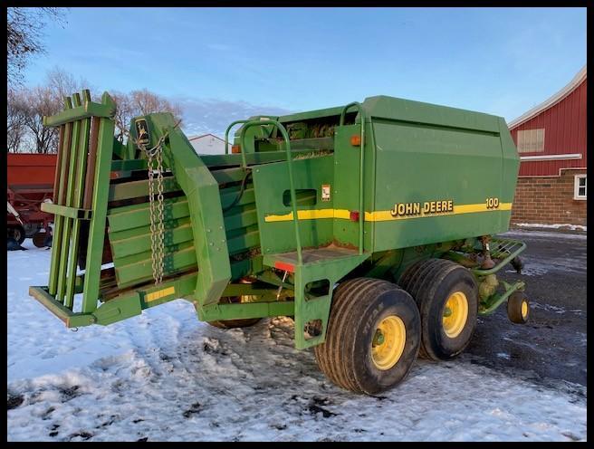 1998 JD 100 Large Square Baler, 1- /8" 1000 CV PTO