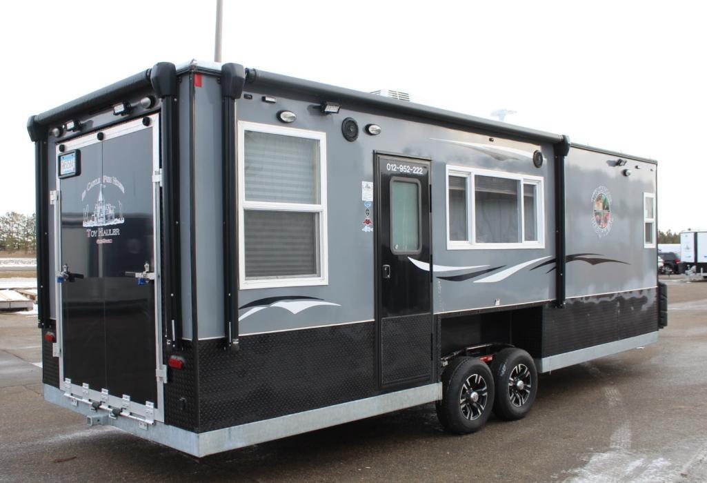 *** 2019 8' X 24'V AMERICAN SURPLUS ICE CASTLE TROPHY HUNTER, GS HYD. TANDEM AXLE GALVANIZED FRAME,