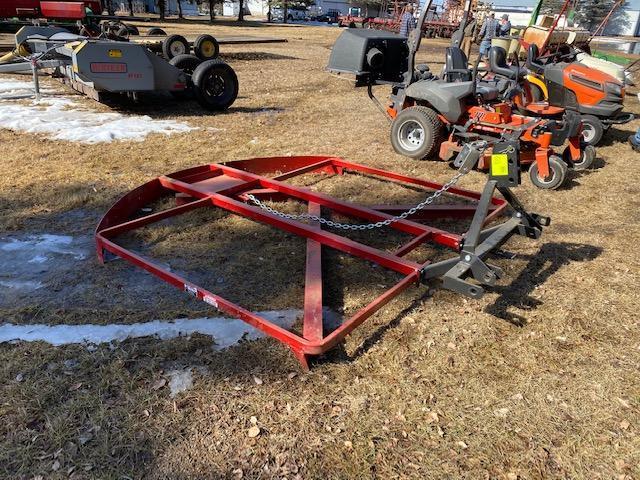 8' TEBBEN 3PT YARD DRAG, NEW NEVER USED