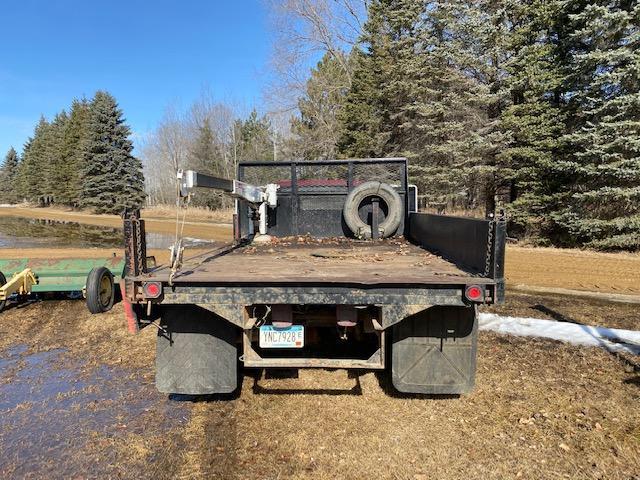 *** 1985 GMC SIERRA 3500 1 TON DUALLY, 2WD, 350 ENGINE, 4 SPEED MANUAL TRANS, 94"X12 LANDSCAPE BOX,