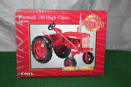 1/16 FARMALL 130, HIGH CLEAR, SERIES 4 NUMBER 2, NATIONAL FARM TOY MUSEUM, BOX HAS LIGHT WEAR