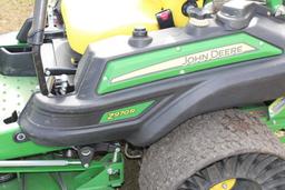 2017 JD Z970R ZTrak Zero Turn Lawnmower, 7 Iron 72" Deck, 35 HP, 289 Hours Showing, Roll Bar,