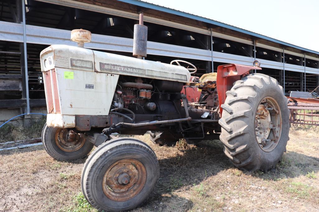 DAVID BROWN 1200 DIESEL, WF, FENDERS, PTO, TIMING GEAR IS OUT, 3PT, NO TOP LINK,