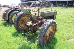 JOHN DEERE MODEL H, 9.5-32 TIRES, PTO, HYD, ENGINE IS LOOSE, SN 33405