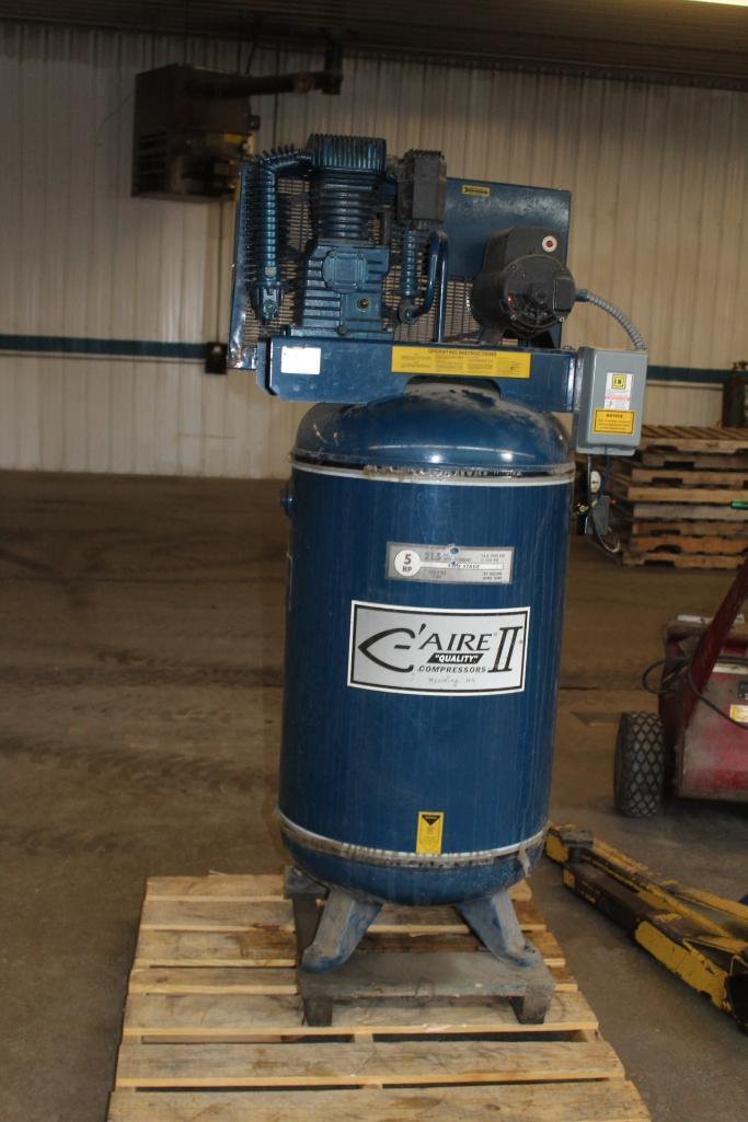 C'aire II Model CT580V282 80gal Upright Air Compressor, 220V