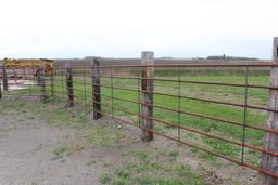 (4) APPROX 20' & (1) 17' SECTIONS OF ENDLESS FENCING,