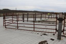 (2) APPROX 15' CATTLE GATES, $ X 2