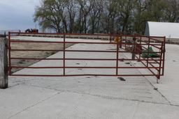 (2) APPROX 15' CATTLE GATES, $ X 2