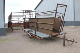 BZ WELDING METAL LOADING SHUTTE ON TRANSPORT, SIDE GATE ACCESS, CAT WALK