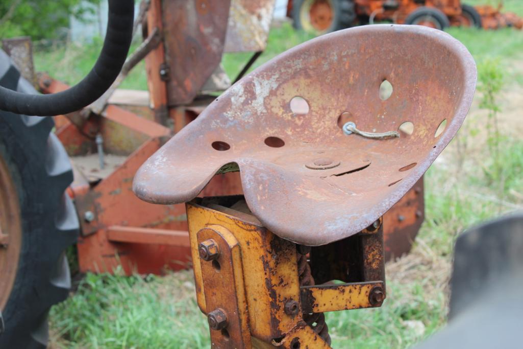 MINNEAPOLIS MOLINE Z, GAS, NF, SINGLE HYD, PTO, PULLEY, 12.4-38'S, SOLD WITH BUZZ SAW, RUNS