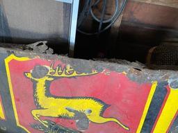Older John Deere Sign, 6' Wide x 21" Tall, Does Have some damage, One Sided.
