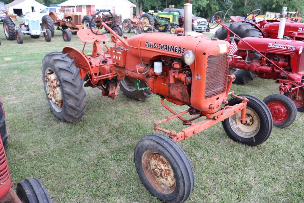 Allis Chalmers CA, WF, 10-24 Tires, PTO, Fenders, Lights, Power Slides