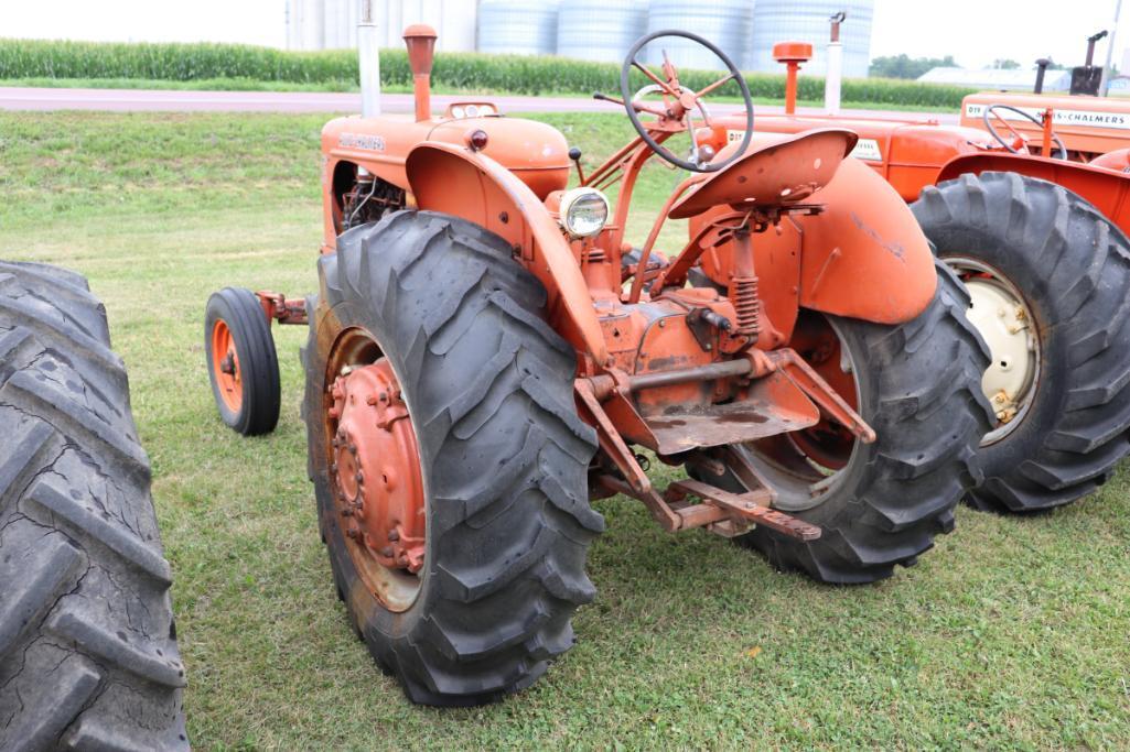 Allis Chalmers WD 45, Dsl, WF, 14.9-24 Power Slides, Pto, Fenders, Lights, Pully, Tank Heater,