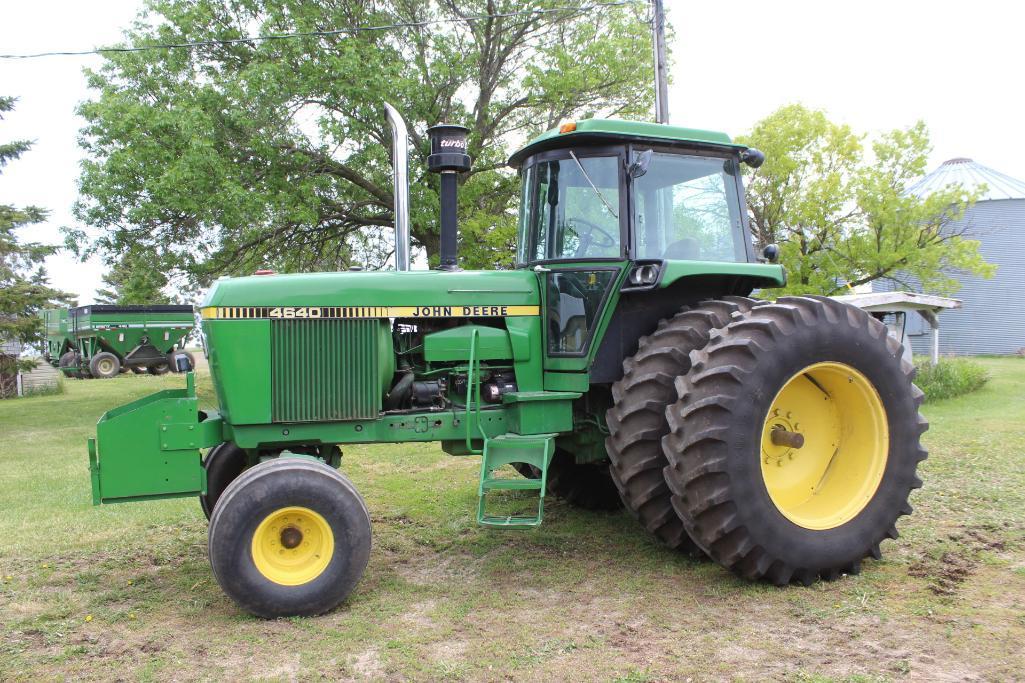 1980 JOHN DEERE 4640 2WD TRACTOR, POWERSHIFT, 2 SCV, 3PT, QUICK HITCH, LARGE 1000 PTO,