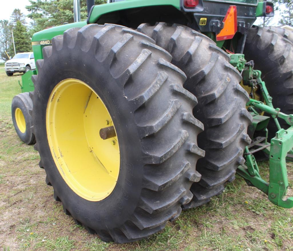 1980 JOHN DEERE 4640 2WD TRACTOR, POWERSHIFT, 2 SCV, 3PT, QUICK HITCH, LARGE 1000 PTO,