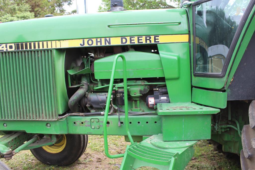 1980 JOHN DEERE 4640 2WD TRACTOR, POWERSHIFT, 2 SCV, 3PT, QUICK HITCH, LARGE 1000 PTO,