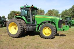 2003 JOHN DEERE 8320 MFWD TRACTOR, POWERSHIFT, 4SCV, LARGE 1000 PTO, 3PT, QUICK HITCH,