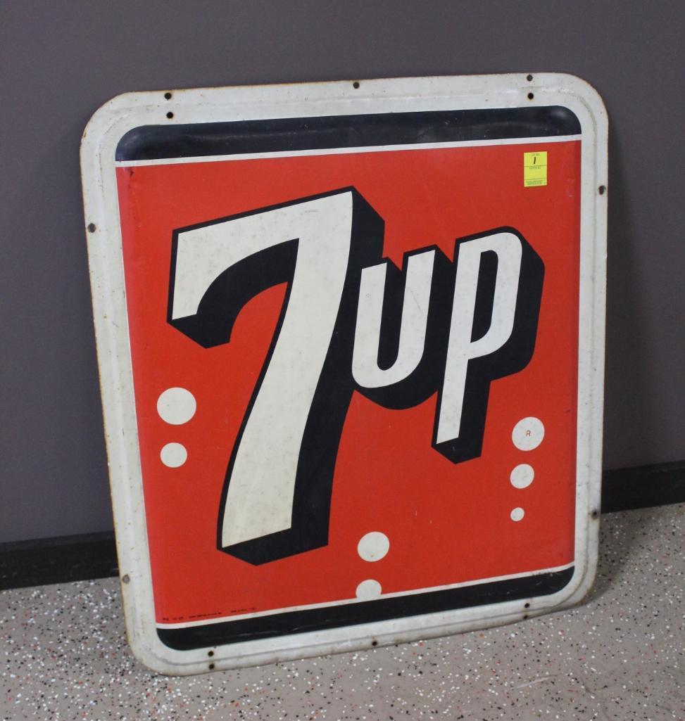 31"x36" 7Up Single Sided Metal Sign
