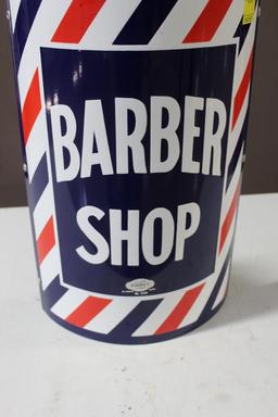 14.5"x24" Barber Shop Single Sided Sign, Curved, No. 2418, William Marvy Company, St Paul 5 Minn