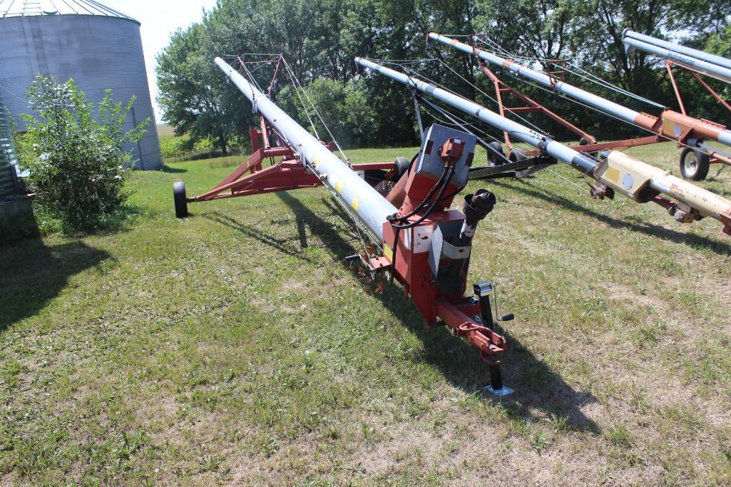 Hutchinson 10"X71' Swing Hopper Auger, 540 Front PTO