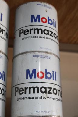 (6) MOBIL PERMAZONE CANS