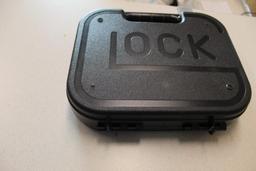 GLOCK 42, 380 CAL, SN ABCW664 WITH HARD CASE & TWO CLIPS