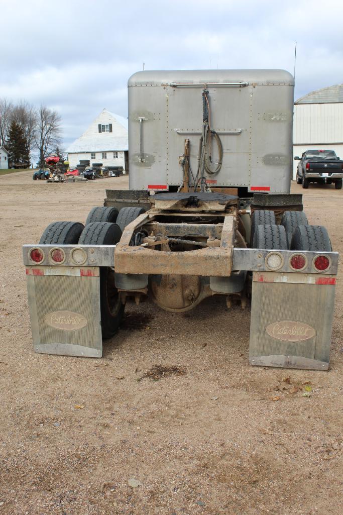 ***1991 Peterbilt 377 Sleeper Truck, 1XP-CDR9X-1-MD312122, 9 Speed E &F, 60" Sleeper with New Aux