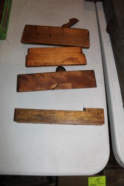 (4) WOOD BLOCK PLANES, $ X 4