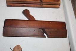 (4) WOOD BLOCK PLANES, 10", 9 1/2", 9", & 6 1/4", $ X 4