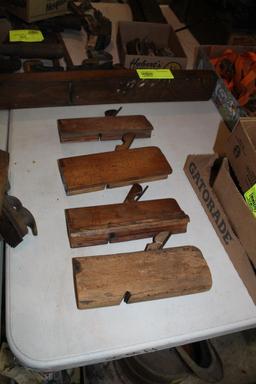(4) APPROX 9 1/2" WOOD BLOCK PLANES