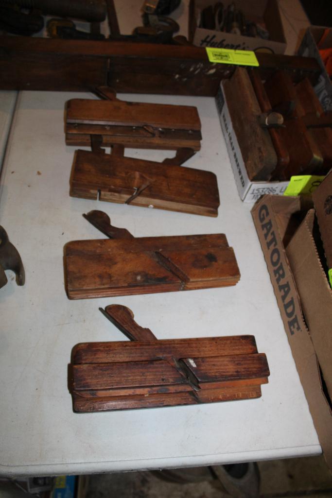 (4) 9 1/2" WOOD BLOCK PLANES $ X 4