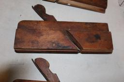 (4) 9 1/2" WOOD BLOCK PLANES $ X 4