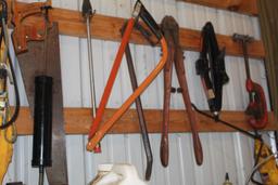 BOLT CUTTER, PIPE CUTTER, SAWS, MISC. OIL