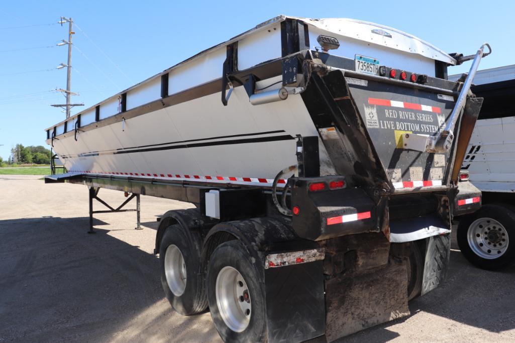 ***2007 Trail King/Red River Series, 41' Steel/Aluminum Live Bottom Asphalt Trailer,