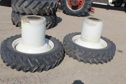 Pair of Front Duals off of New Holland Genesis 70 Series