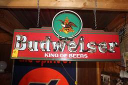 Approx 14"x30" Budweiser "King of Beer" Neon Light