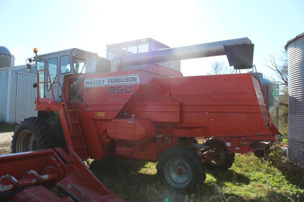 1984 MF 850 Combine, Diesel, 3,663 Hours Showing,