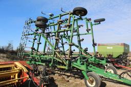 Great Plains Field Cultivator, Model 32FC, Danish Tine, Walking Tandems, 32', 4 Bar Harrow